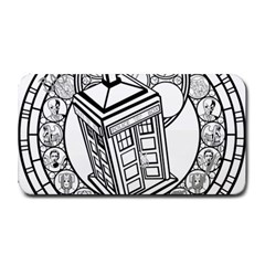 Bad Wolf Tardis Art Drawing Doctor Who Medium Bar Mat by Mog4mog4