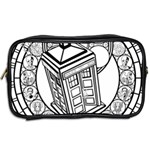 Bad Wolf Tardis Art Drawing Doctor Who Toiletries Bag (Two Sides) Back