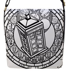 Bad Wolf Tardis Art Drawing Doctor Who Flap Closure Messenger Bag (s) by Mog4mog4