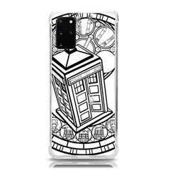 Bad Wolf Tardis Art Drawing Doctor Who Samsung Galaxy S20plus 6 7 Inch Tpu Uv Case by Mog4mog4