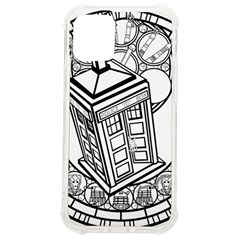 Bad Wolf Tardis Art Drawing Doctor Who Iphone 12 Mini Tpu Uv Print Case	 by Mog4mog4