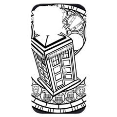 Bad Wolf Tardis Art Drawing Doctor Who Iphone 14 Pro Max Black Uv Print Case by Mog4mog4