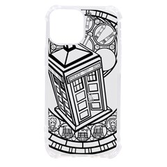 Bad Wolf Tardis Art Drawing Doctor Who Iphone 13 Mini Tpu Uv Print Case