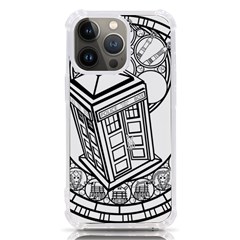 Bad Wolf Tardis Art Drawing Doctor Who Iphone 13 Pro Tpu Uv Print Case