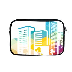 Silhouette Cityscape Building Icon Color City Apple Macbook Pro 13  Zipper Case by Mog4mog4