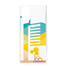 Silhouette Cityscape Building Icon Color City Samsung Galaxy Note 20 Tpu Uv Case by Mog4mog4