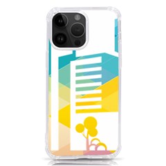 Silhouette Cityscape Building Icon Color City Iphone 14 Pro Max Tpu Uv Print Case by Mog4mog4