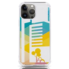 Silhouette Cityscape Building Icon Color City Iphone 13 Pro Max Tpu Uv Print Case by Mog4mog4