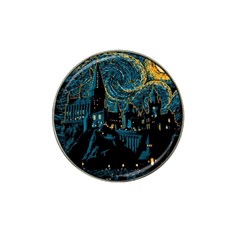 Hogwarts Castle Van Gogh Hat Clip Ball Marker by Mog4mog4