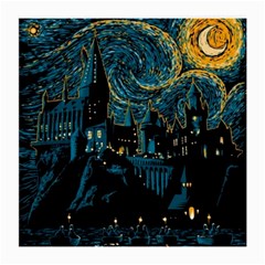 Hogwarts Castle Van Gogh Medium Glasses Cloth by Mog4mog4