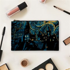 Hogwarts Castle Van Gogh Cosmetic Bag (medium) by Mog4mog4