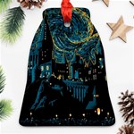 Hogwarts Castle Van Gogh Bell Ornament (Two Sides) Back