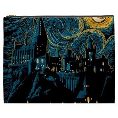 Hogwarts Castle Van Gogh Cosmetic Bag (xxxl) by Mog4mog4