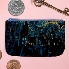 Hogwarts Castle Van Gogh Large Coin Purse by Mog4mog4