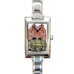 Art Dog Clip Art Rectangle Italian Charm Watch by Mog4mog4