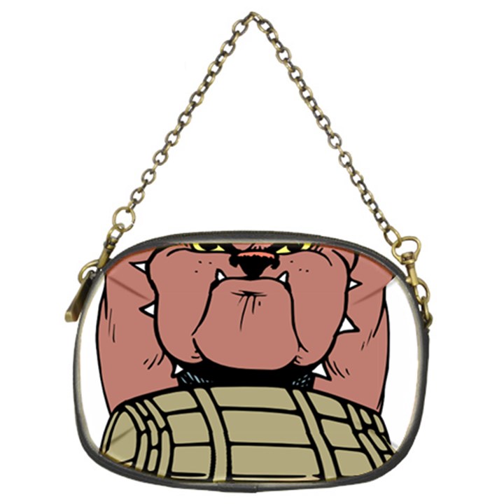 Art Dog Clip Art Chain Purse (Two Sides)