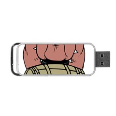 Art Dog Clip Art Portable Usb Flash (two Sides) by Mog4mog4