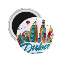 Burj Khalifa Skyline Clip Art Drawing Comic World 2 25  Magnets by Mog4mog4