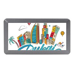 Burj Khalifa Skyline Clip Art Drawing Comic World Memory Card Reader (mini) by Mog4mog4