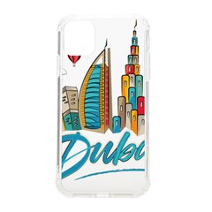 Burj Khalifa Skyline Clip Art Drawing Comic World Iphone 11 Tpu Uv Print Case by Mog4mog4