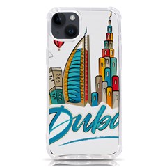 Burj Khalifa Skyline Clip Art Drawing Comic World Iphone 14 Plus Tpu Uv Print Case by Mog4mog4