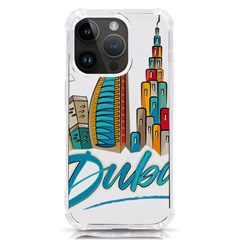 Burj Khalifa Skyline Clip Art Drawing Comic World Iphone 14 Pro Tpu Uv Print Case by Mog4mog4