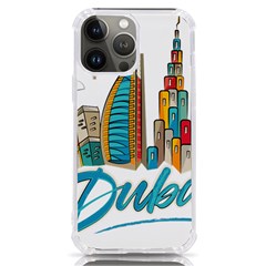 Burj Khalifa Skyline Clip Art Drawing Comic World Iphone 13 Pro Max Tpu Uv Print Case by Mog4mog4