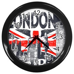 Big Ben City Of London Wall Clock (black) by Mog4mog4