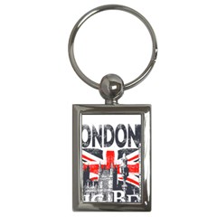 Big Ben City Of London Key Chain (rectangle) by Mog4mog4