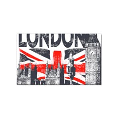 Big Ben City Of London Sticker Rectangular (100 Pack) by Mog4mog4