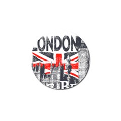 Big Ben City Of London Golf Ball Marker (4 Pack) by Mog4mog4