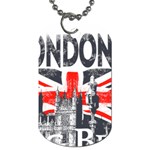 Big Ben City Of London Dog Tag (Two Sides) Front