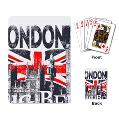 Big Ben City Of London Playing Cards Single Design (rectangle)