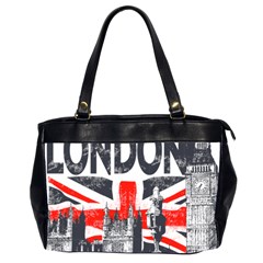 Big Ben City Of London Oversize Office Handbag (2 Sides) by Mog4mog4