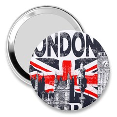 Big Ben City Of London 3  Handbag Mirrors by Mog4mog4