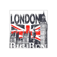 Big Ben City Of London Satin Bandana Scarf 22  X 22  by Mog4mog4