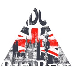 Big Ben City Of London Wooden Puzzle Triangle by Mog4mog4