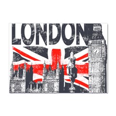 Big Ben City Of London Crystal Sticker (a4)