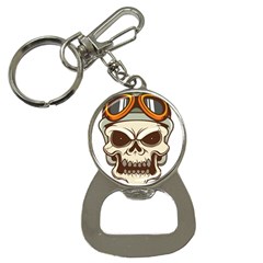 Motorcycle Helmet Skull Clip Art Cranial Skeleton Bottle Opener Key Chain by Mog4mog4