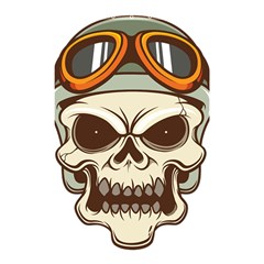 Motorcycle Helmet Skull Clip Art Cranial Skeleton Shower Curtain 48  X 72  (small)  by Mog4mog4