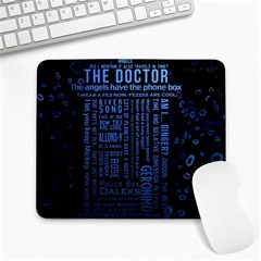 Doctor Who Tardis Large Mousepad by Mog4mog4