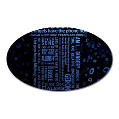 Doctor Who Tardis Oval Magnet