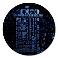 Doctor Who Tardis Magnet 5  (round)