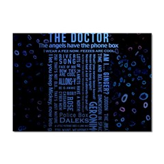 Doctor Who Tardis Sticker A4 (10 Pack) by Mog4mog4