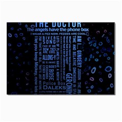 Doctor Who Tardis Postcards 5  X 7  (pkg Of 10) by Mog4mog4