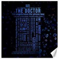 Doctor Who Tardis Canvas 12  X 12  by Mog4mog4