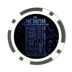 Doctor Who Tardis Poker Chip Card Guard