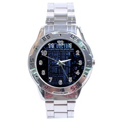 Doctor Who Tardis Stainless Steel Analogue Watch by Mog4mog4