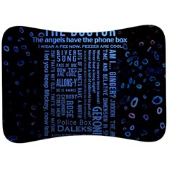 Doctor Who Tardis Velour Seat Head Rest Cushion by Mog4mog4