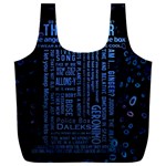 Doctor Who Tardis Full Print Recycle Bag (XXL) Front